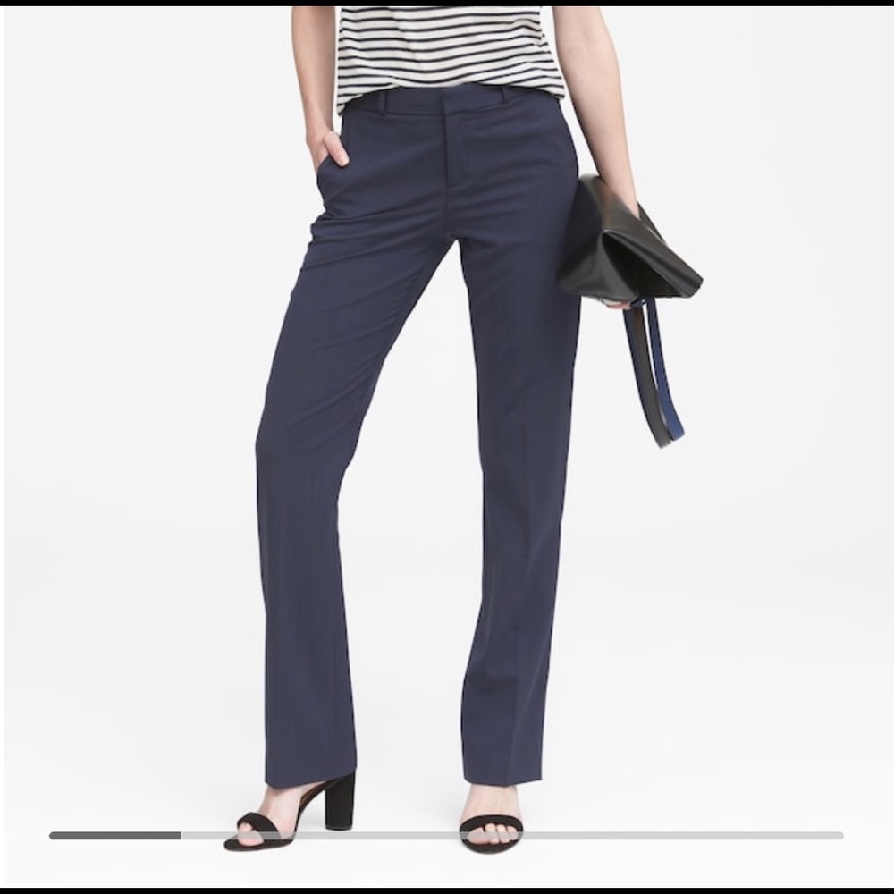 Banana Republic Logan Pant in Slate Blue